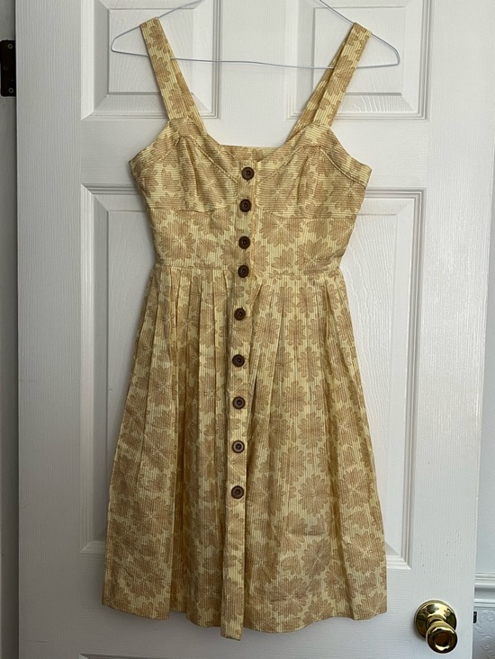 Maeve Dresses & Skirts - Anthropologie Maeve Dragonfly Cafe Seersucker Dress - Size 0